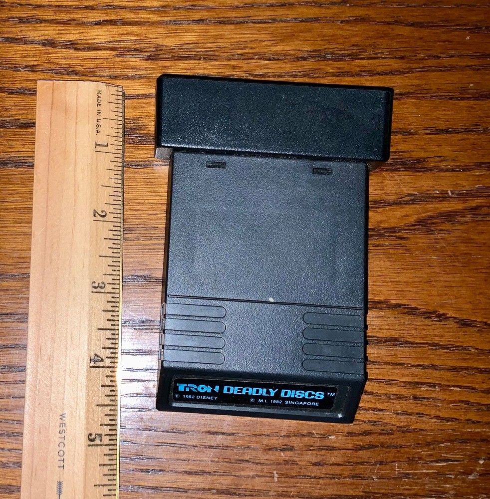 ATARI 2600 Disney TRON Deadly Discs - 1982 - Tested - See Description