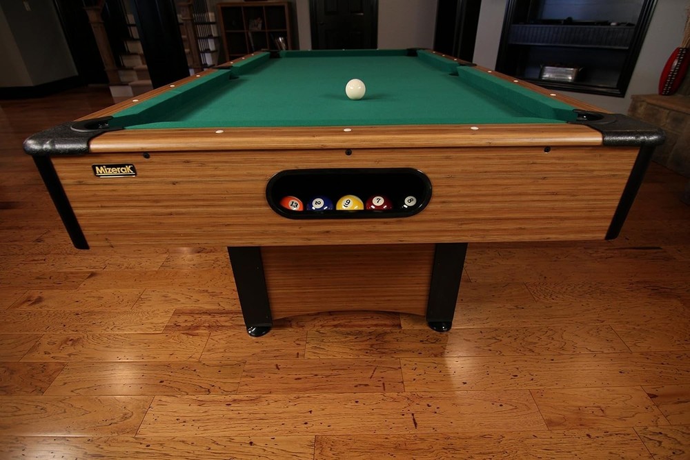 Mizerak Dynasty 6.5' Space Saver Billiard Table w/ Ball Return & Accessories