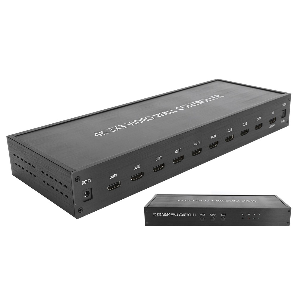 9 Video Wall Controller For TV Splicing Display Recommended