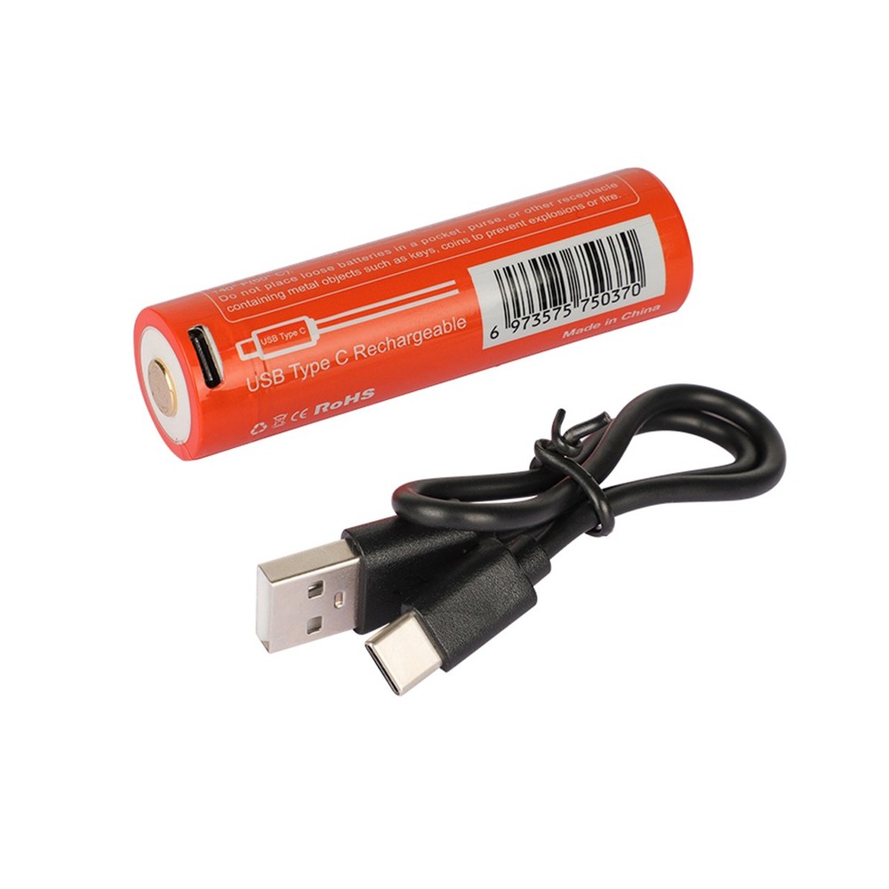 OrcaTorch 21700 USB Battery 5000mAh