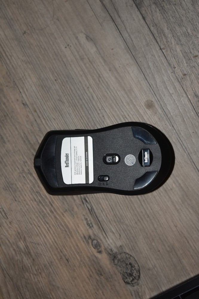 Red Thunder | K20 | Mouse and Wireless Computer Keyboard | Black