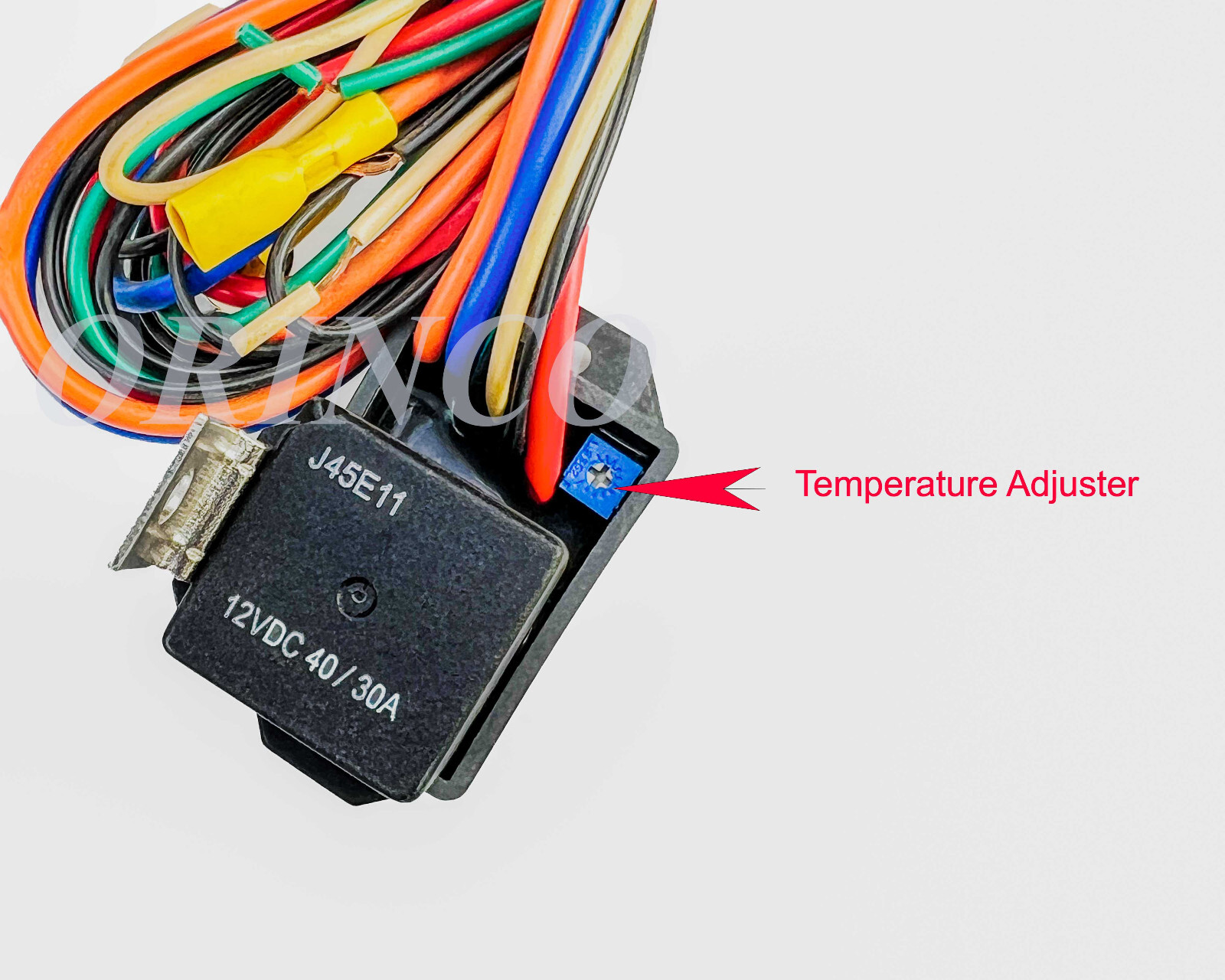 NEW Adjustable Electrical Cooling Fan Controller Kit Thread-in Probe with Relay