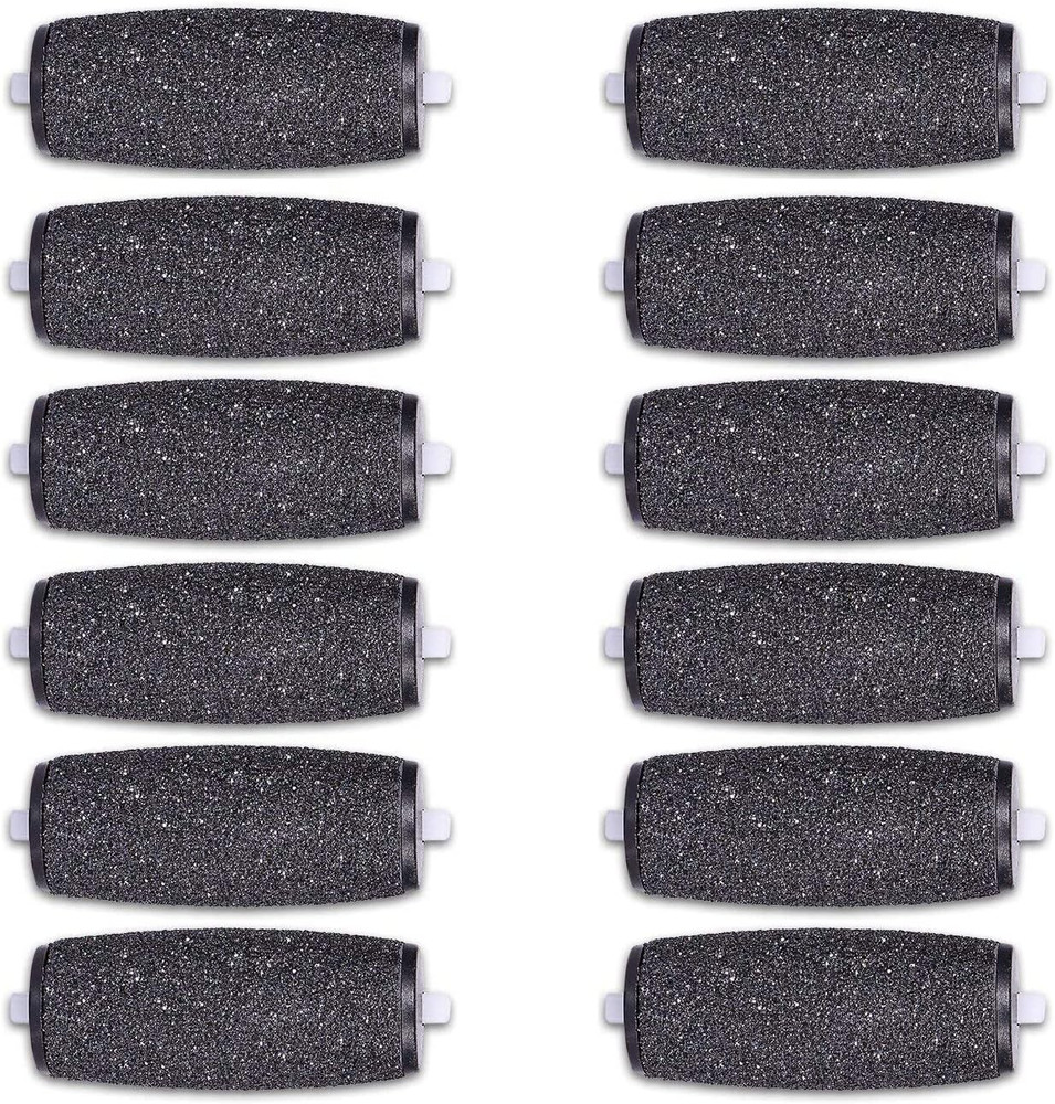 12 Extra Coarse Replacement Roller Refill Heads Compatible with Amope Pedi Refil