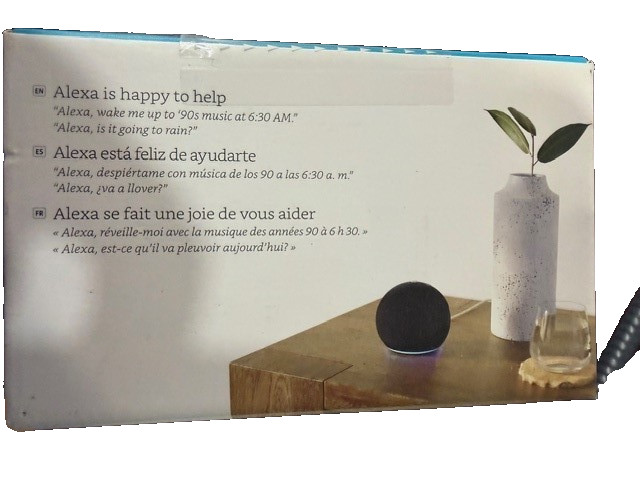 Echo Dot Smart Speaker, alexa - (New/Sealed)