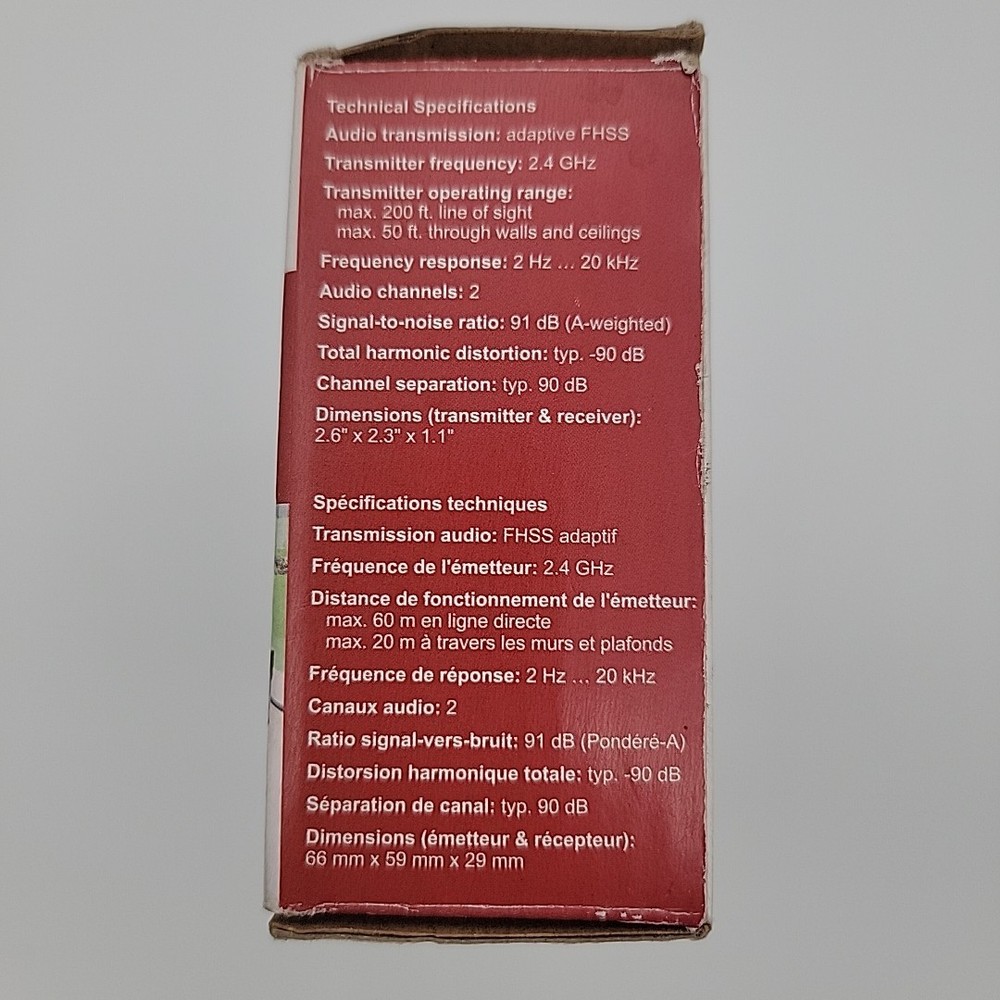 Ifinity Wireless Audio Transmitter and Receiver for Subwoofers and Speakers