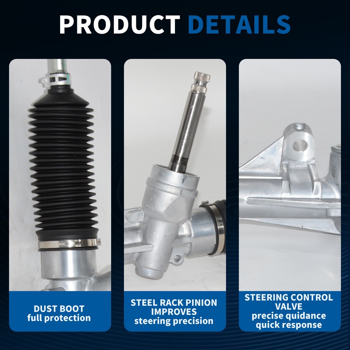 For Mitsubishi Outlander Sport 2011-2020 2.0L 2.4L Power Steering Rack & Pinion