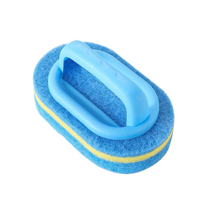 2Pcs Magic Double-Sided Cleaning Sponge Rust Remover Scrub Brush for Kitchen Use