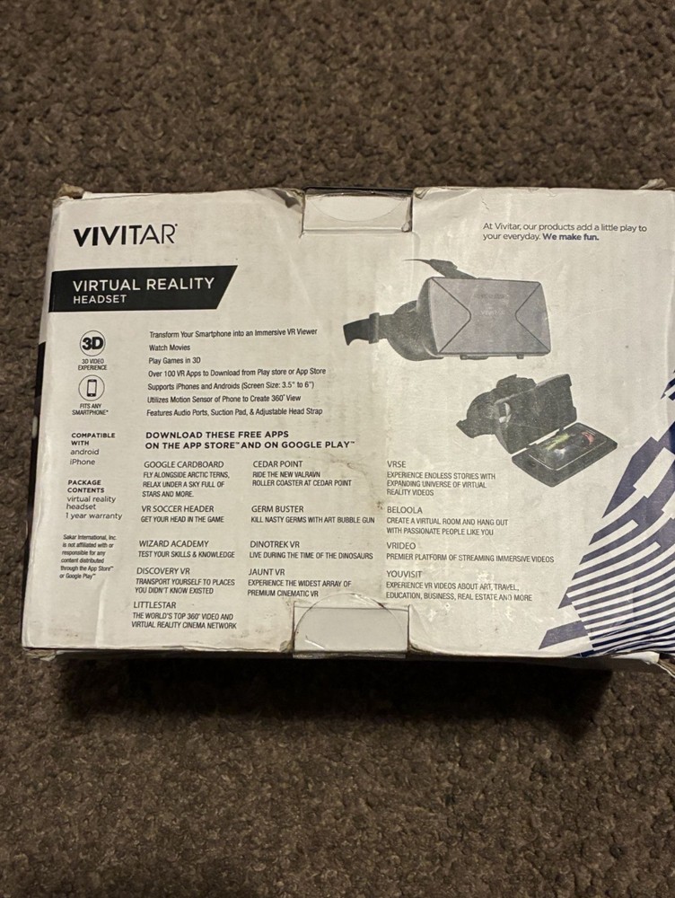 Vivitar Virtual Reality Headset For Phones