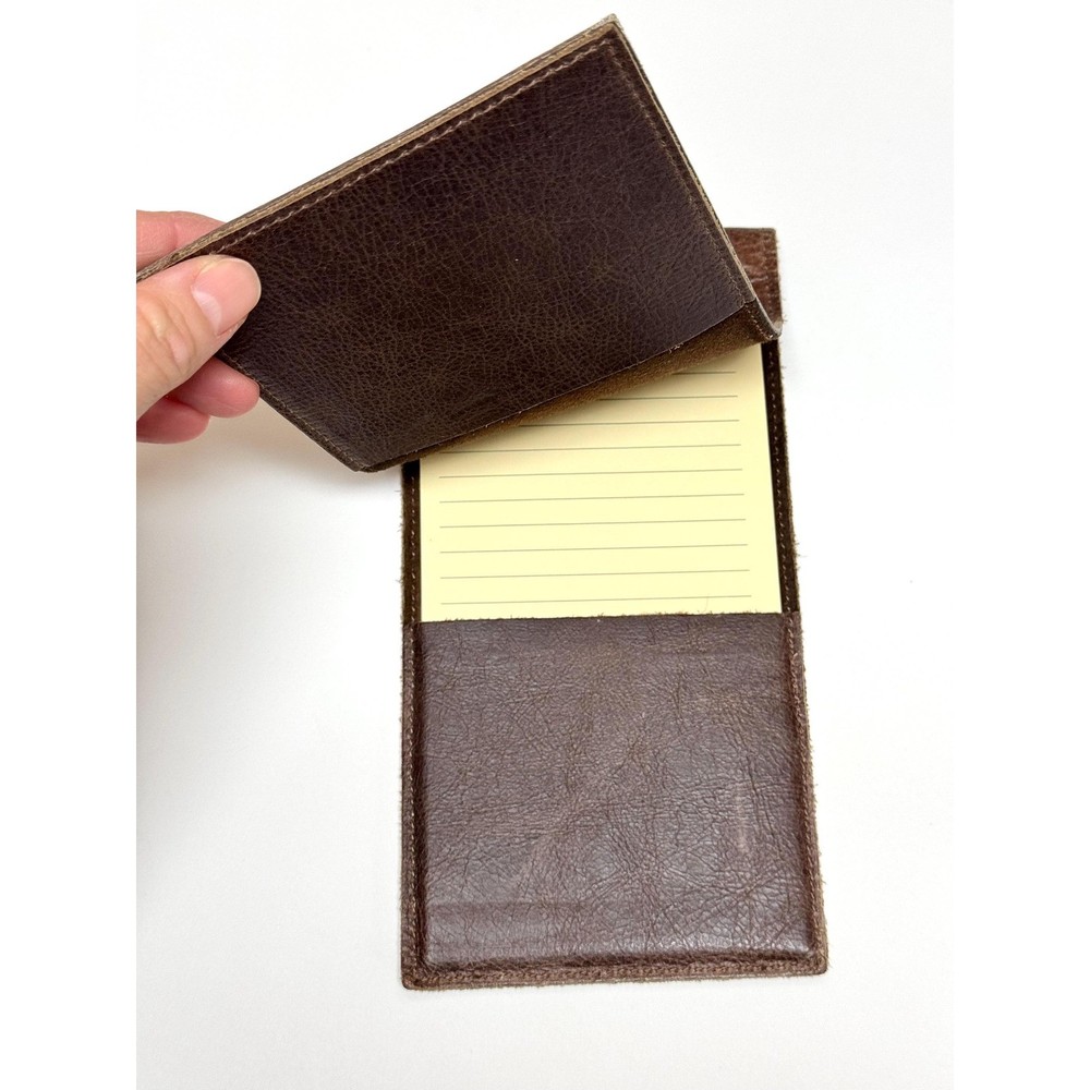 Leather Valero Texas Open Notepad Case: Unapologetically Texan