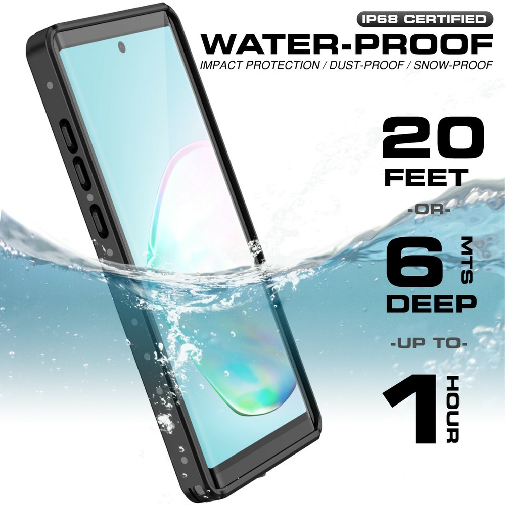 Samsung Galaxy Note 10 / 10+ Plus Case Waterproof Case Cover w/ Screen Protector