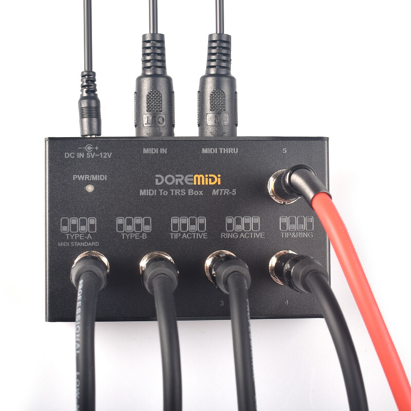MIDI To TRS Box Convert MIDI Five-pin DIN Interface Into TRS Interface Convert