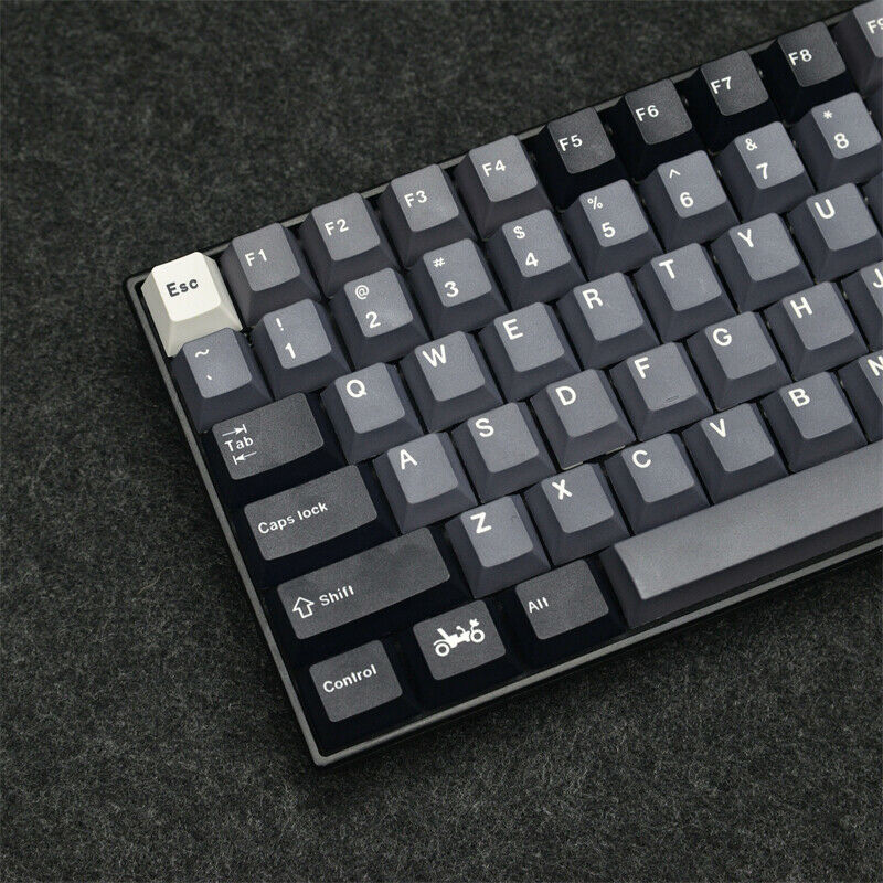 Apollo Theme Keycap Gray Cherry Profile 129 Key Dye-sub for Cherry MX Keyboard