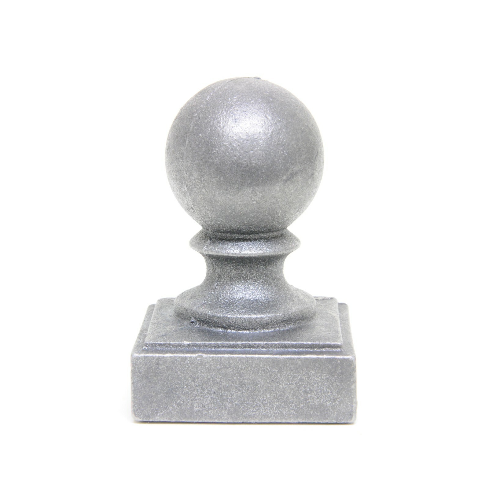 Cast iron Ball Fence Finial Square Topper Post Caps - For 2 x 2" Posts