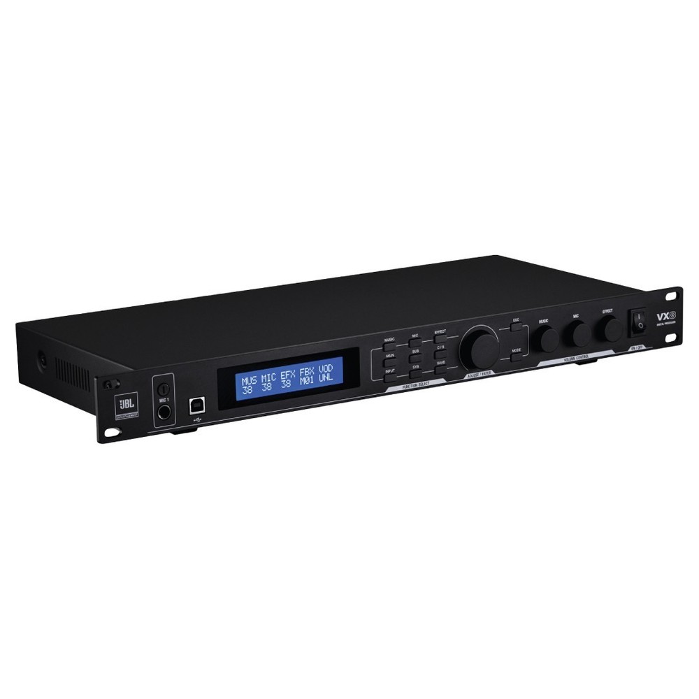 JBL VX8 Professional Digital Audio Processor with Remote–Echo/Reverb/EQ-1 Yr WRT