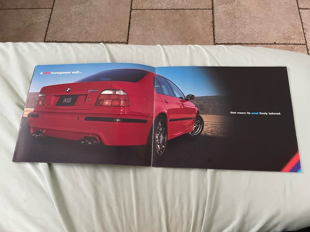 2000 BMW M5 E39 US Brochure E39 M5