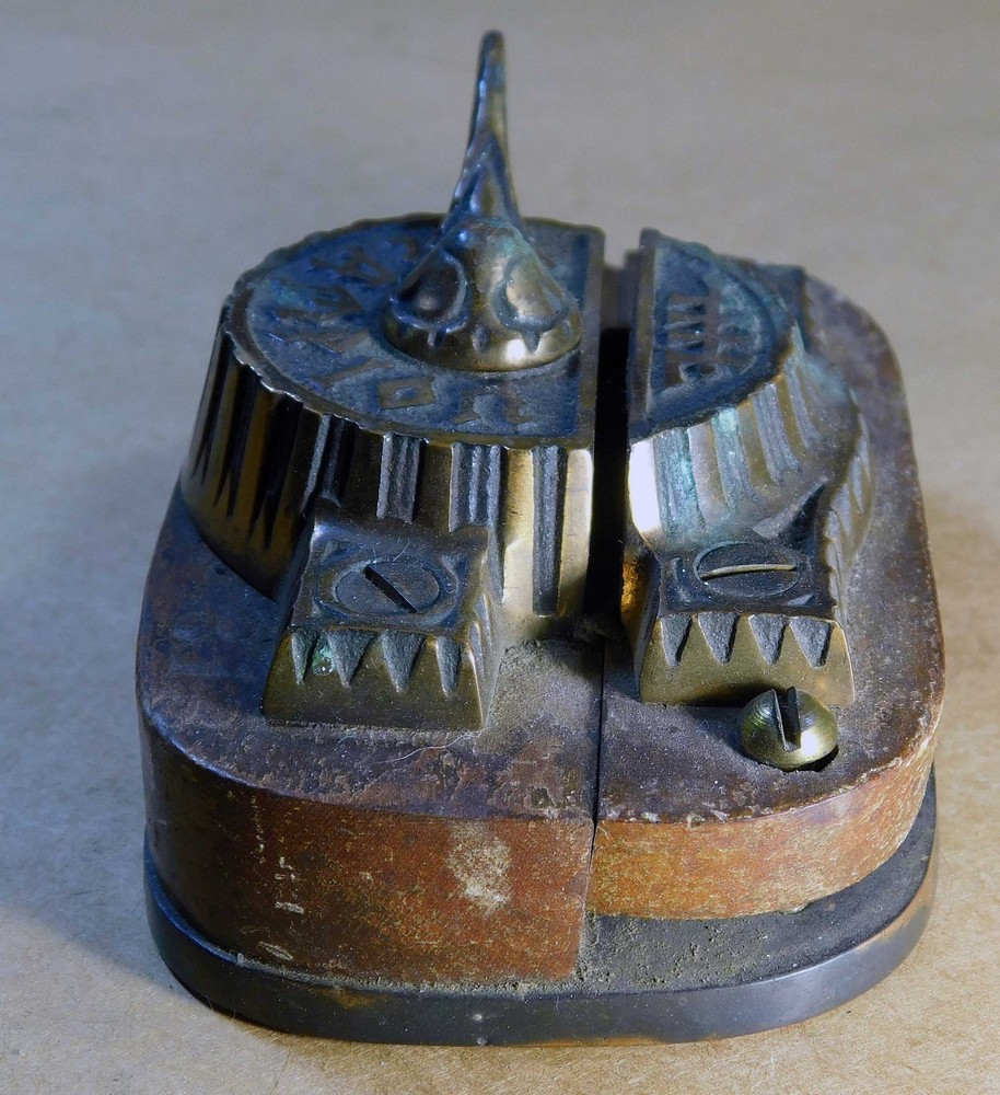 The Champion antique window lock display