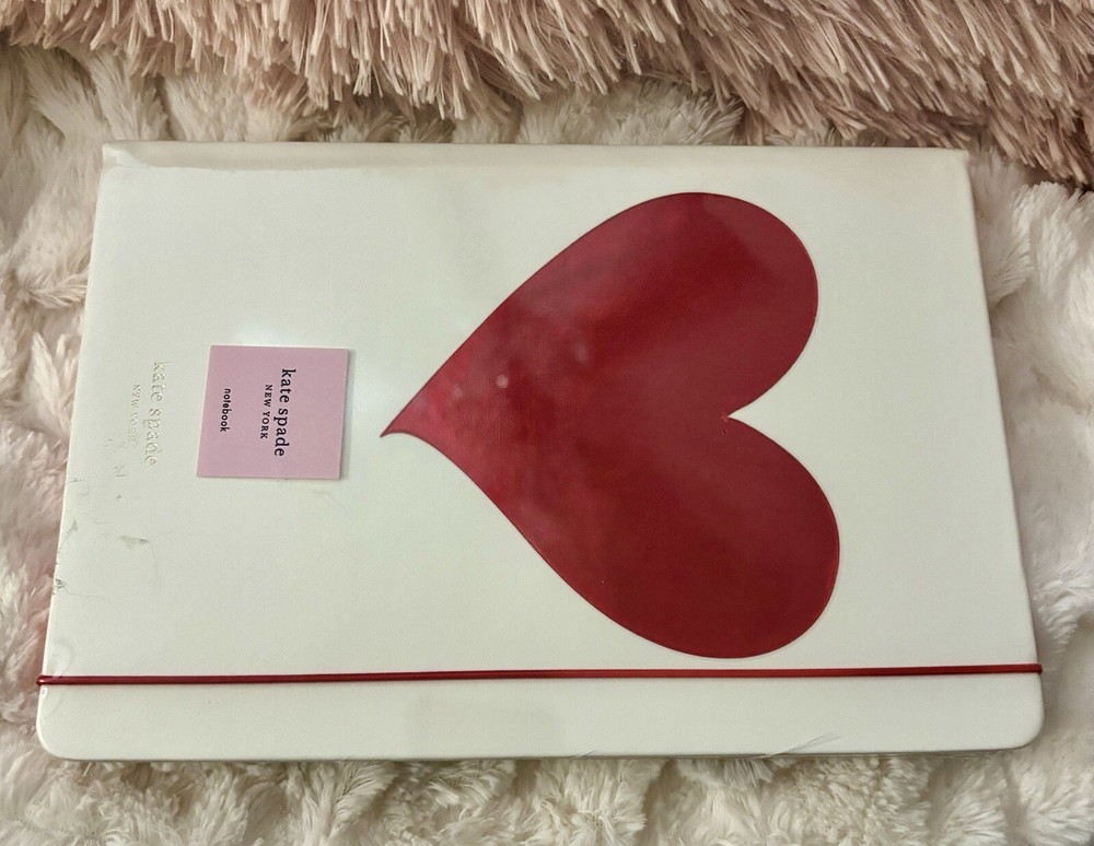NEW Kate Spade Valentine's Day Take Note Large Notebook Journal