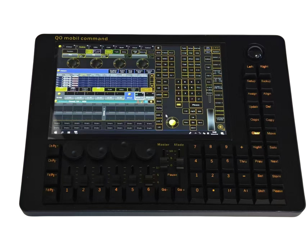 US Stock DMX Lighting PC Controller Q0 Mobile Command M2 Controller+Bag