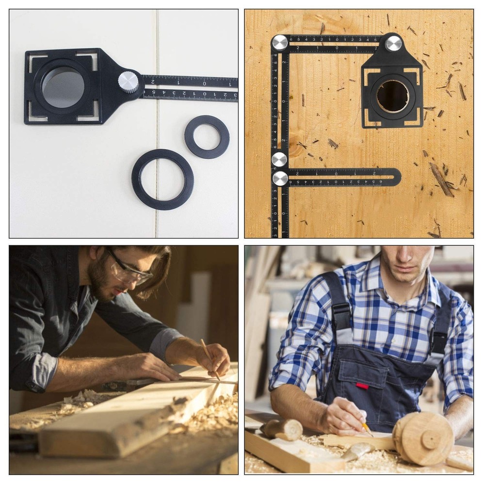 Lightweight and Portable Aluminum Angle Copier with Six Adjustable Knobs 4"