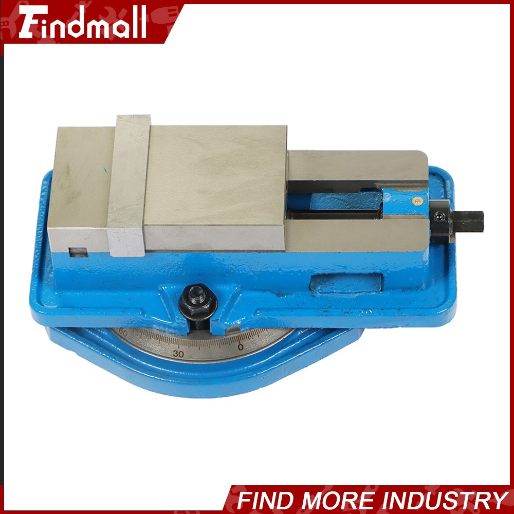 Findmall 3" Milling Machine Vise Lockdown Vise Bench Vice 360 Degree Swivel Base