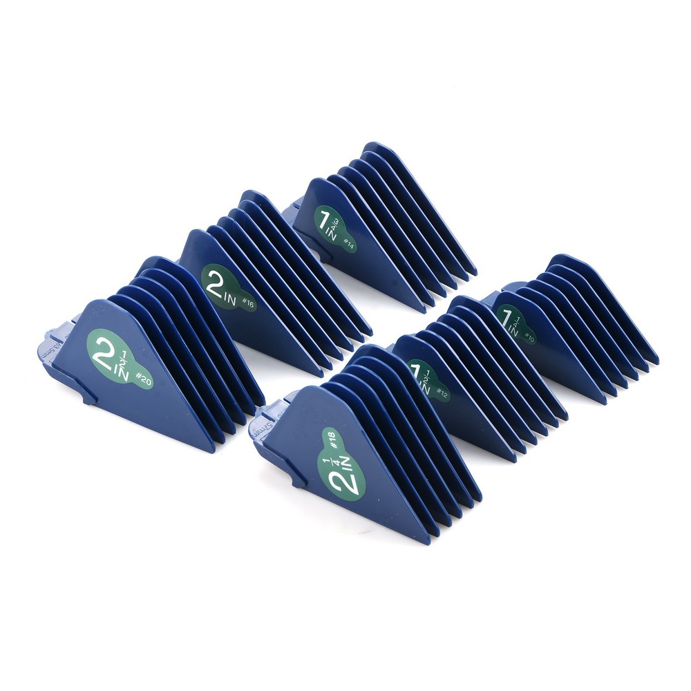 6pcs/set 1.25"-2.5" Clipper Guide Comb For Wahl/Oster Clipper Wide Compatibility