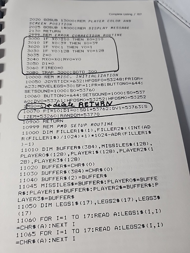 Atari Player-Missile Graphics in Basic Vintage Computer Book Philip C 1st ED PRT