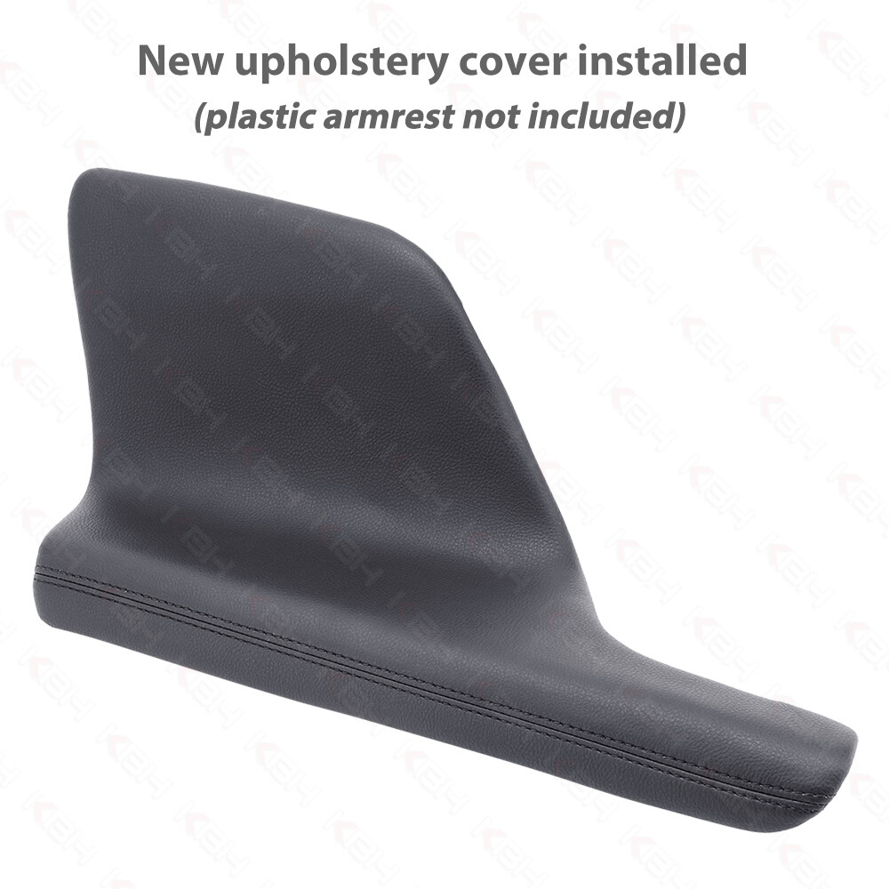 Pair Fits 2011-2016 2017 Honda Odyssey Door Panels Armrest Vinyl Cover Trim Gray