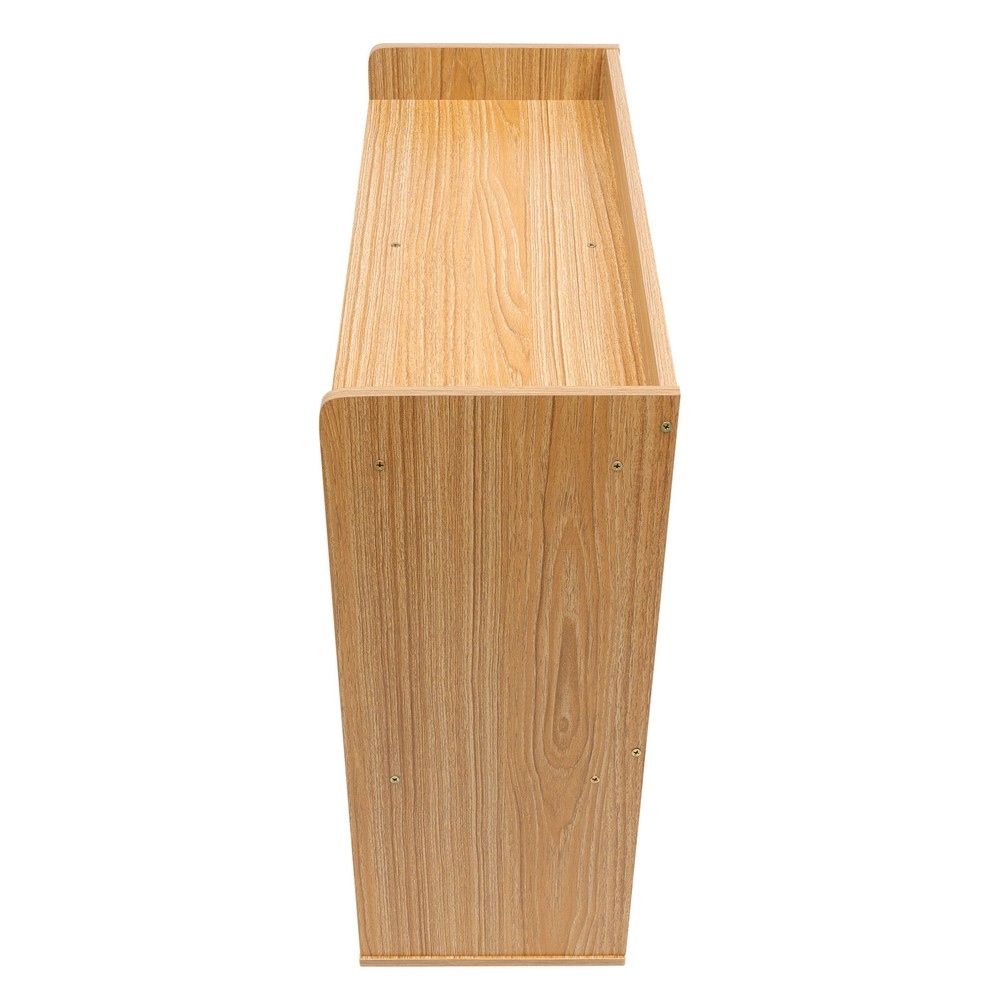 Filing Cabinet, Storage Shelf, Mobile Printer Stand Rubberwood