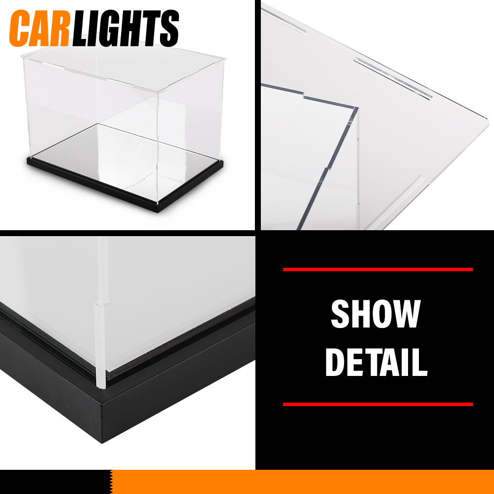 Clear Single Boxing Glove Horizontal Display Case