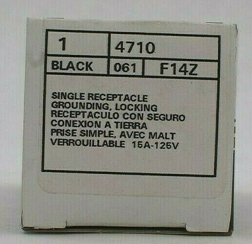 Leviton 4710 Single Receptacle