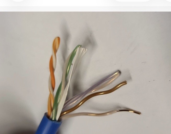 Commscope CS34P 23/4P Cat6 U/UTP WebTrak Plenum CMP Network Cable Blue /100 Ft