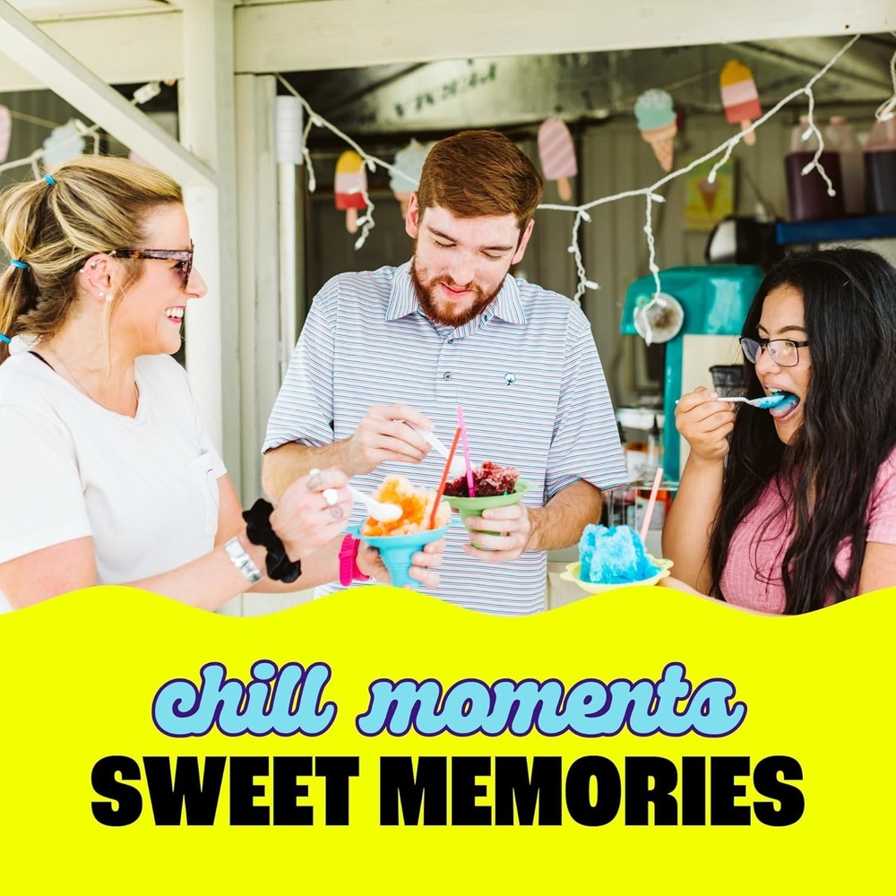 Snow Cone Machine Electric Shaved Ice Maker 1L Capacity Portable Kitchen
