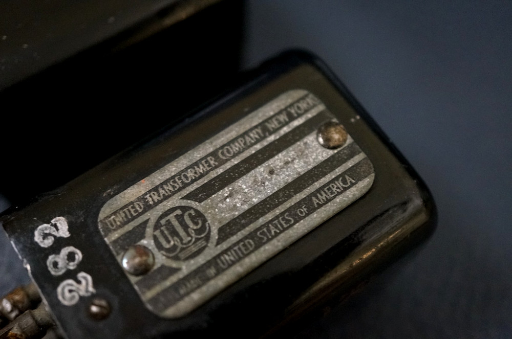 2 - VINTAGE UTC 63830 AUDIO INPUT TRANSFORMER / PAIR