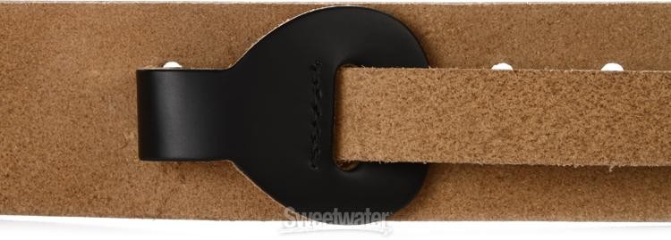 Levy's M12 Chrome-Tan Leather Guitar Strap - Black