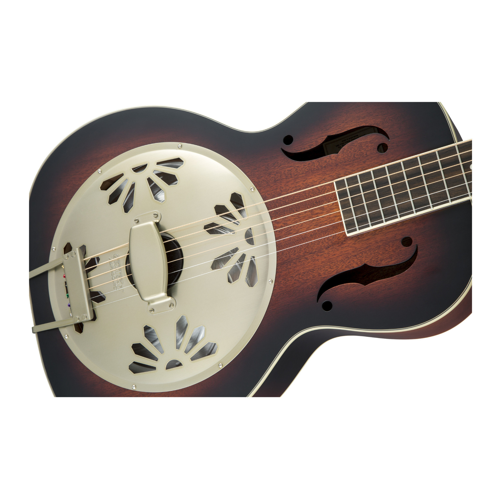 Gretsch 6 String Acoustic Electric Resonator Guitar 2 Color Sunburst