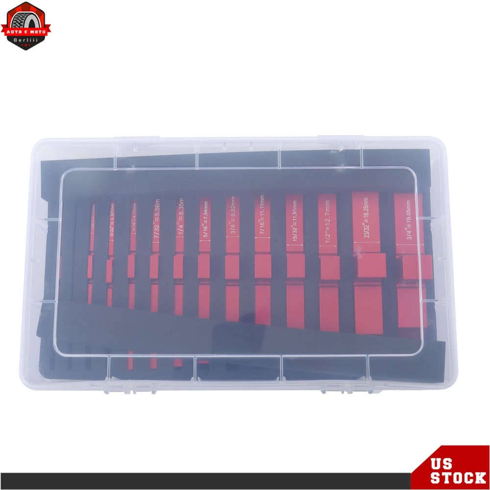 Height Gauge Router Table Setup Bars 14PCS Precision Aluminum Setup Blocks