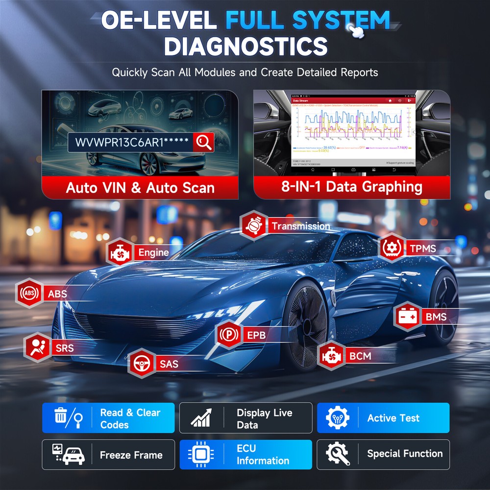 LAUNCH X431 PRO Star Bidirectional Car Diagnostic Tool ECU Coding CANFD