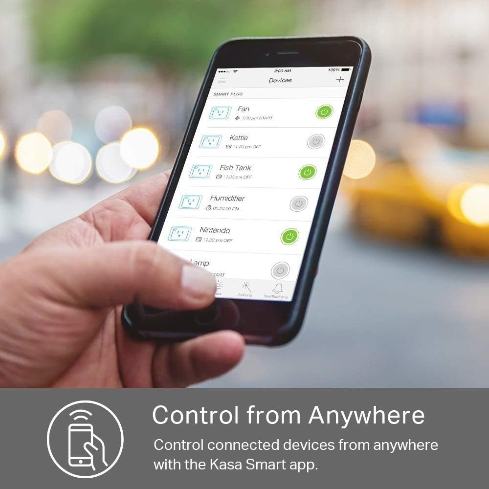 Plug Power Strip , Surge Protector with 6 Individually Controlled Smart Outle...