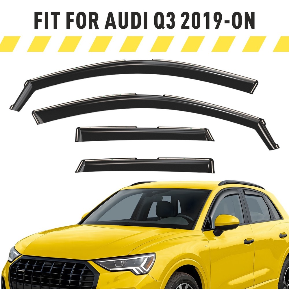 Side Window Deflectors Rain Guards for 2019-2026 Audi Q3