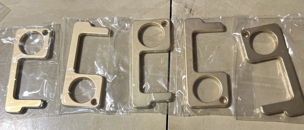 EDC Door Opener Handle Key Touchless Gold