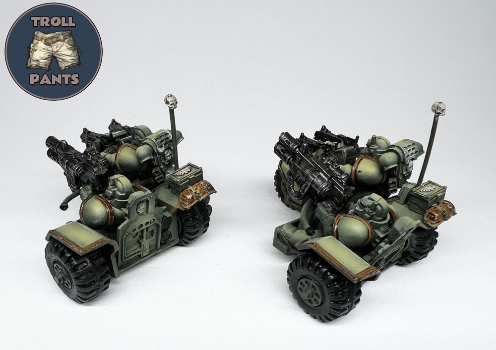 Warhammer 40k Dark Angels - Space Marines 2 Attack Bikes
