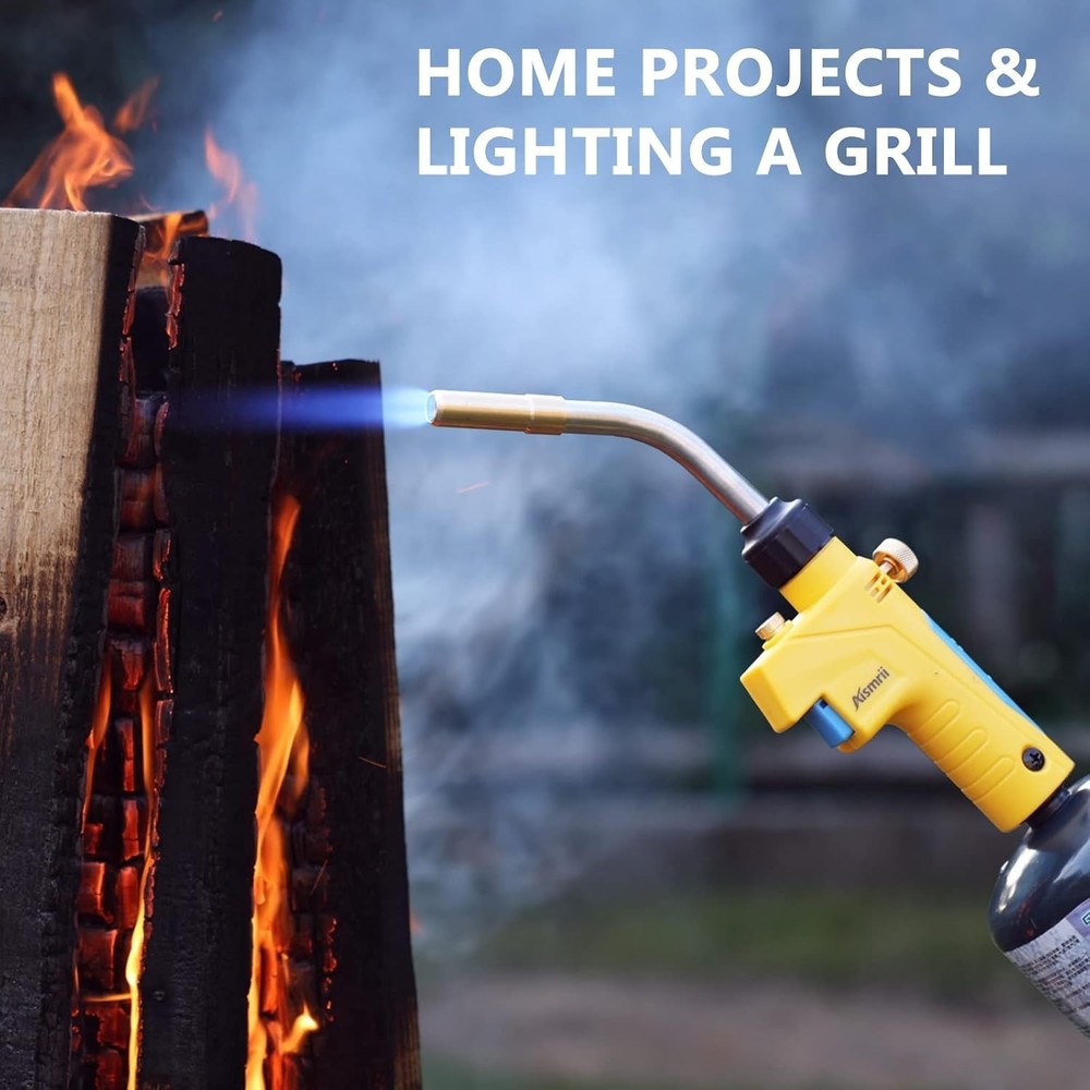 Durable MAPP/Propane Torch with Instant Ignition – For Professionals & DIYers
