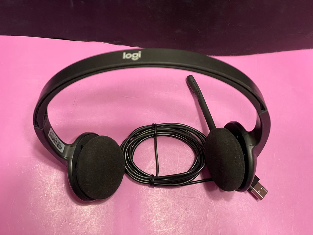 Logitech H340 USB Wired Stereo Headset Noise Cancelling Mic Inline Controls