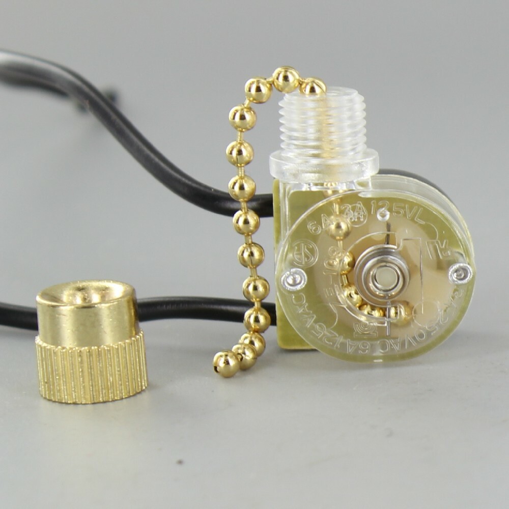 ZING EAR PULL CHAIN SWITCH FOR CANOPY OR CEILING FAN LIGHT NEW 30065J