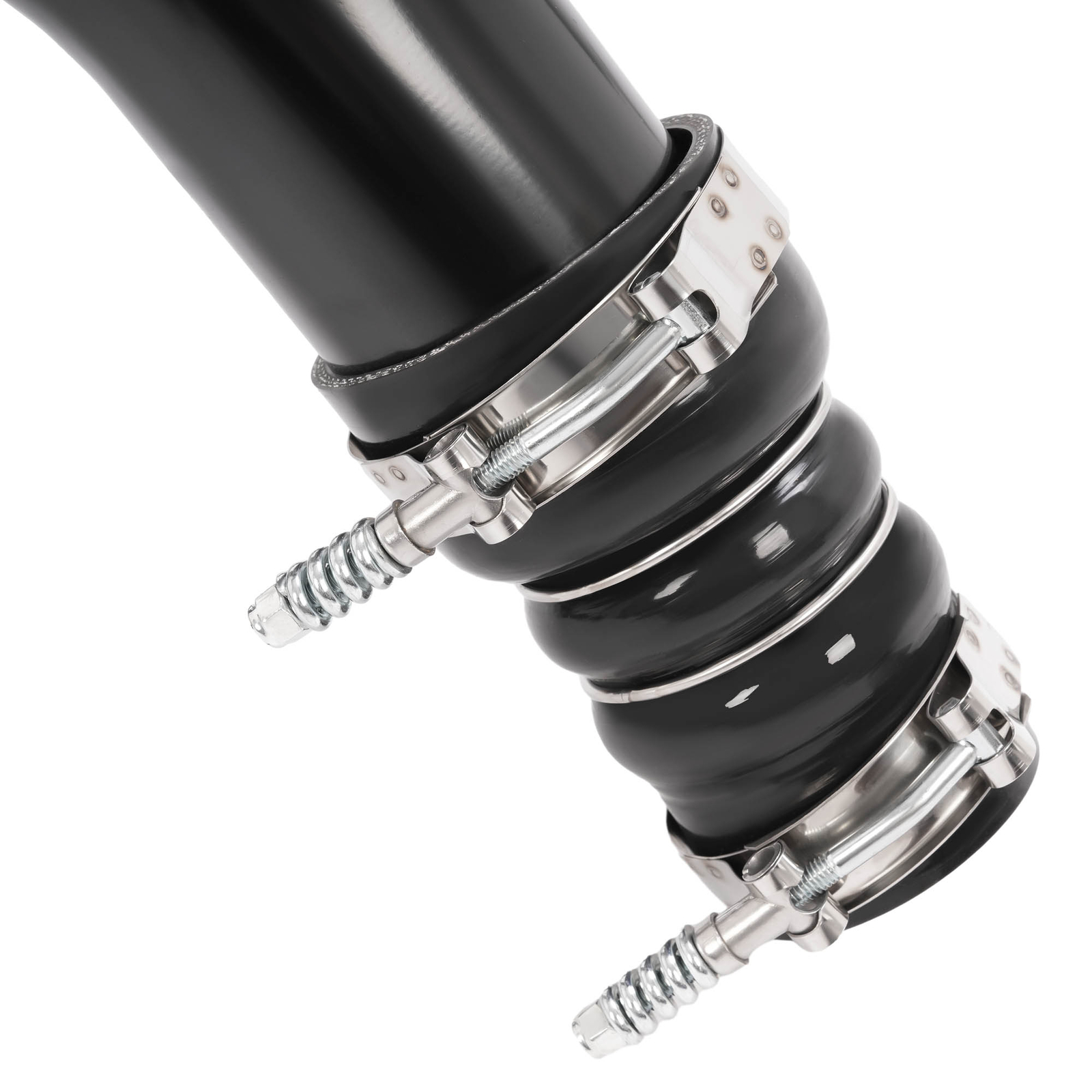 For 2002-2004 GMC 6.6L LB7 Duramax Diesel 3" Black Intercooler Pipe & Boot Kit