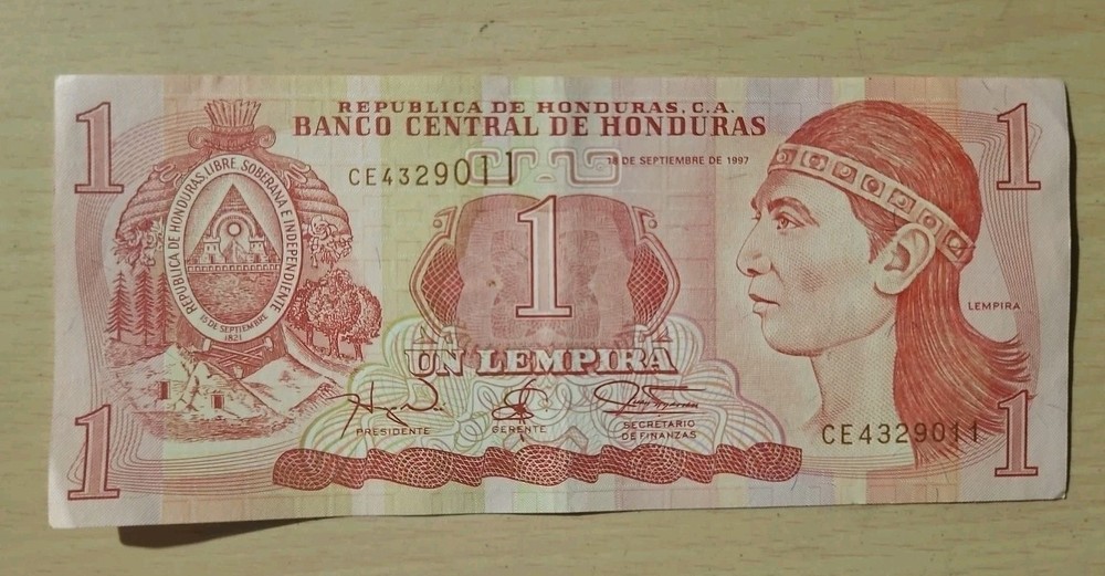 1997 Honduras 1 Lempira Note