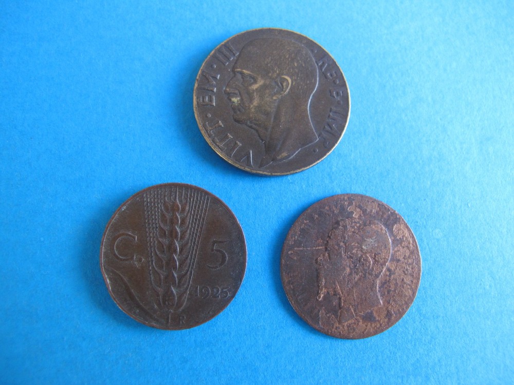 3 Italy Coins