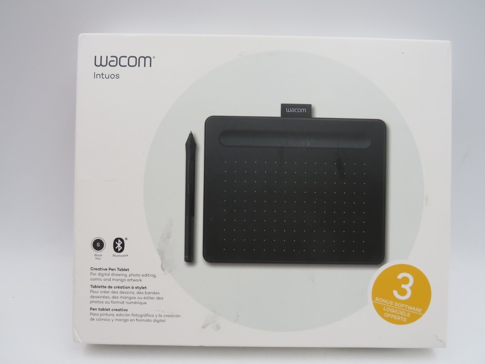 Wacom Intuos Bluetooth Graphics Drawing Tablet Black