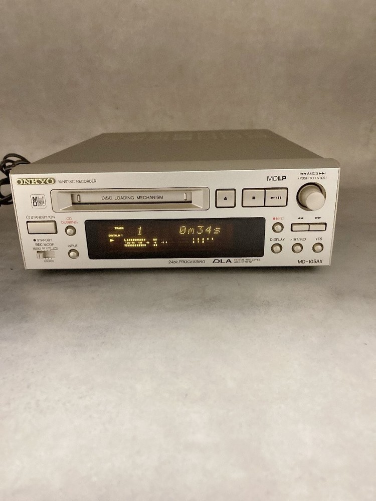 ONKYO MD-105AX Mini Disk Recorder player MD Deck