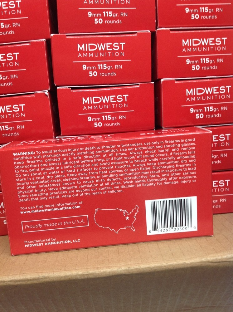 9mm used empty midwest ammo boxes with trays